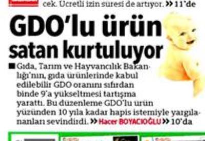 Gıda Hareketi GDO Yönetmeliği'nin iptali için dava açtı