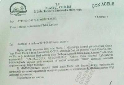 Milupa'dan aşırı iyotlu ürün