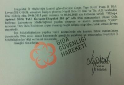 Yine Milupa yine GDO